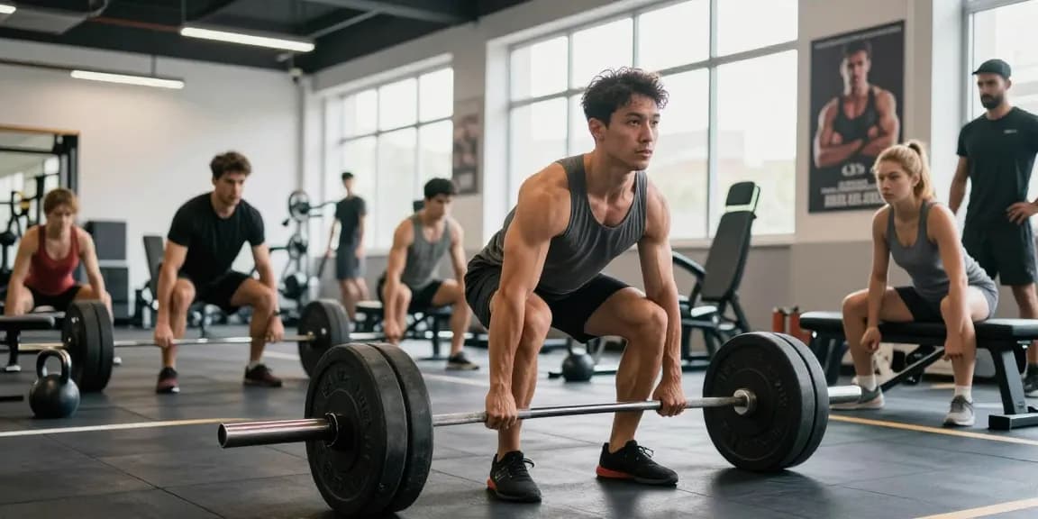 Prime Pharma Steroiden showcased in an energetic gym where bodybuilders train for peak performance.