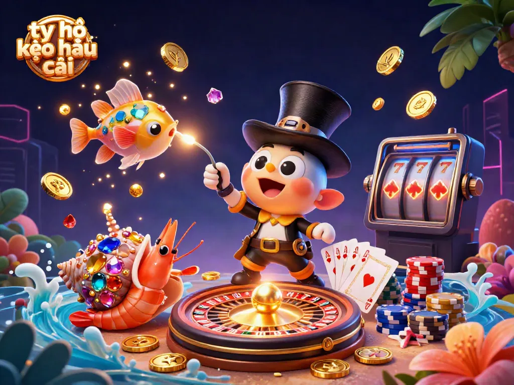 Engage with the thrilling atmosphere of tỷ lệ kèo nhà cái featuring vibrant characters and dynamic casino elements.