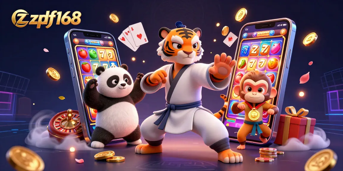Engage with thrilling games at zpdf168 featuring a kung fu tiger and immersive slot elements.