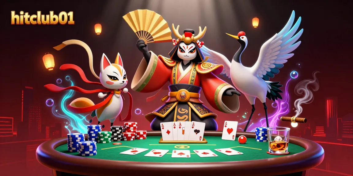 Experience the excitement of hitclub01 with vibrant poker action in a dynamic 3D illustration.