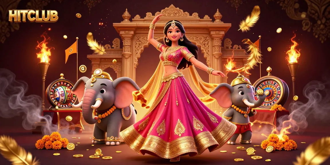 Experience excitement at HITCLUB with vibrant casino scenes, featuring thrilling games and lively characters.