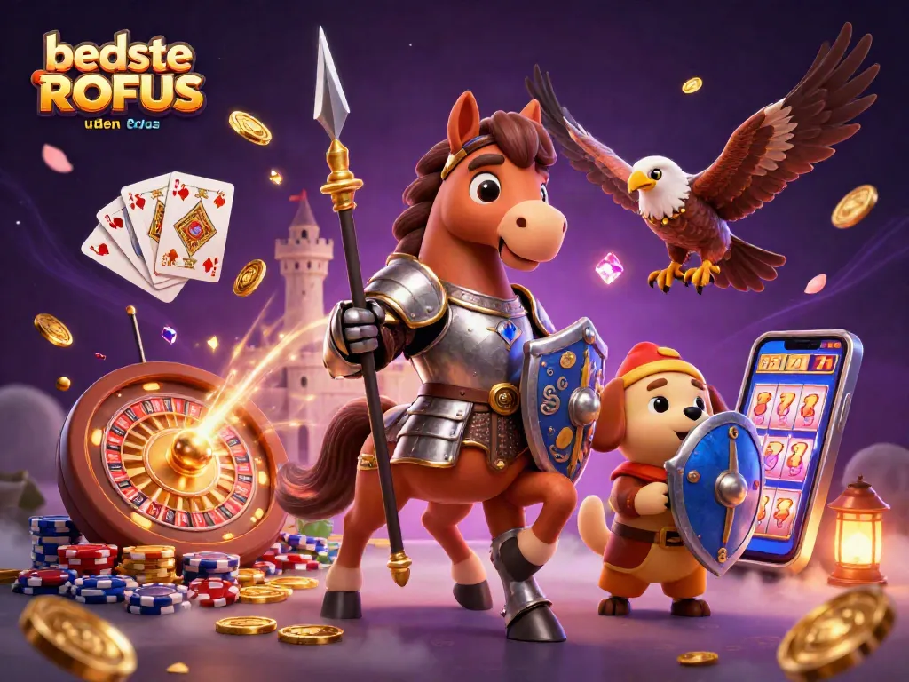 Experience thrilling gameplay at bedste casino uden ROFUS with knights and golden treasures.