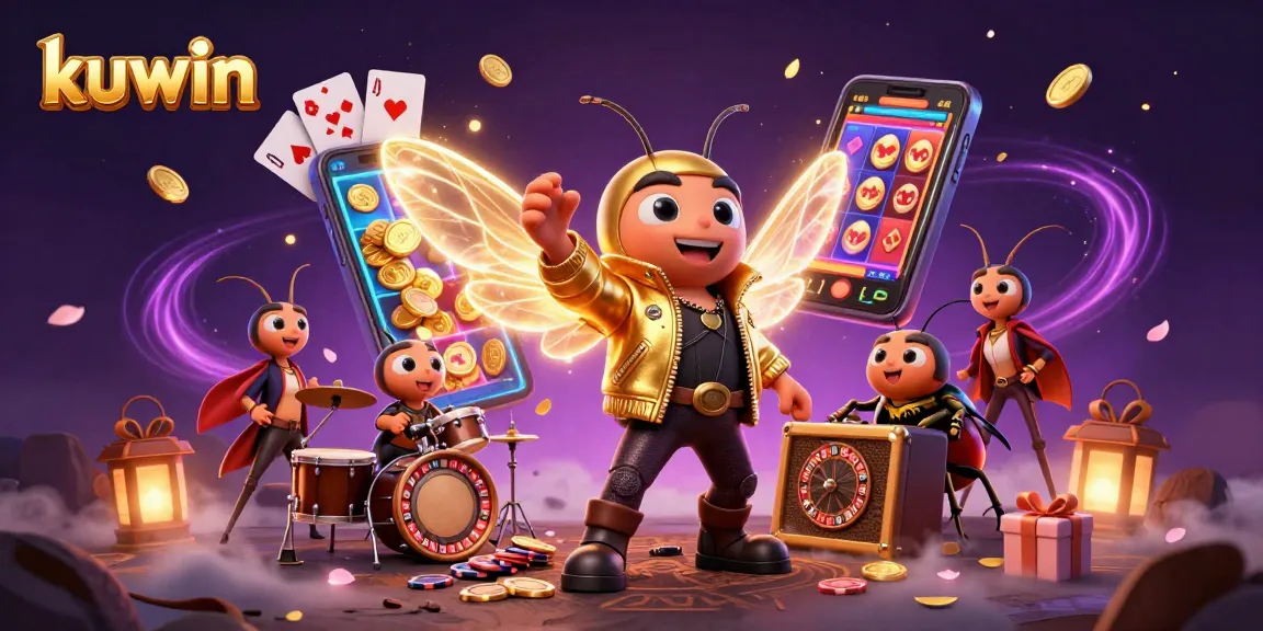 Experience the thrilling kuwin casino scene with vibrant characters and dynamic gaming elements