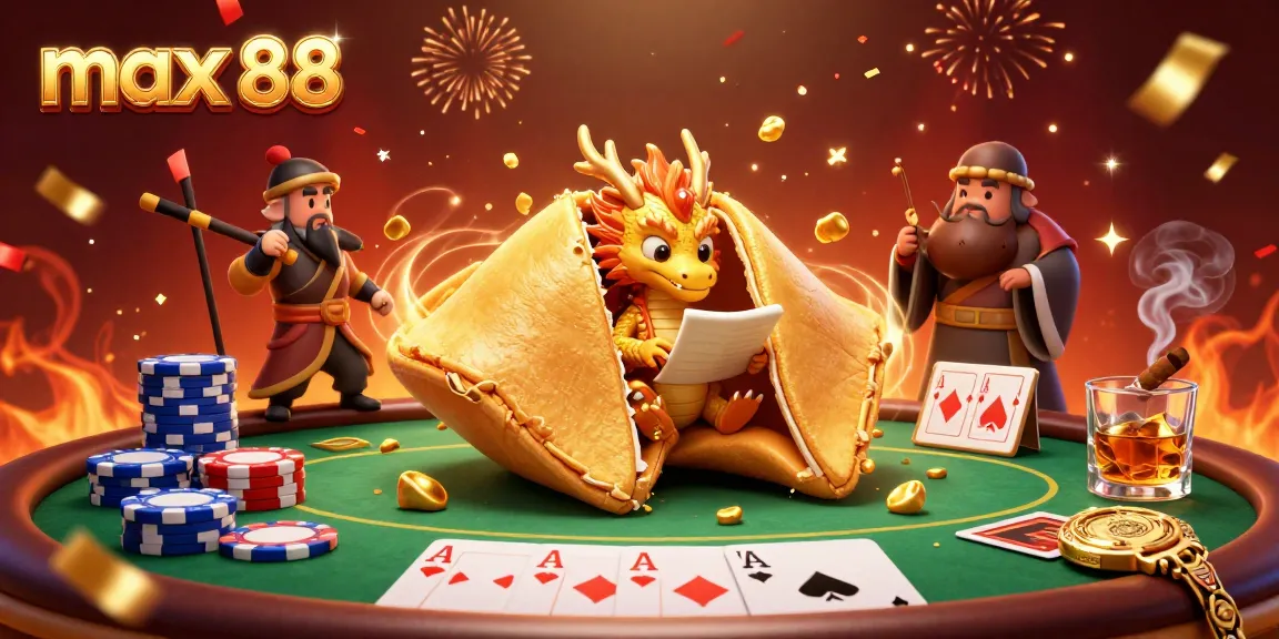 Engage with the max 88 experience through a vibrant 3D casino scene full of excitement.