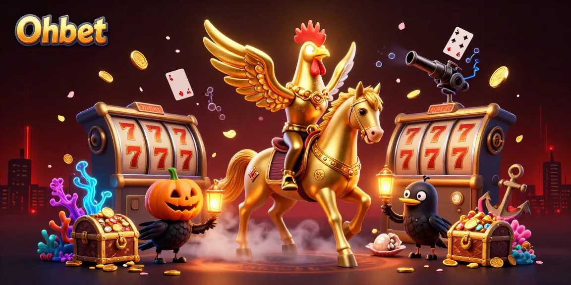 Engage with Oxbet through vibrant gaming elements in a magical midnight casino environment.