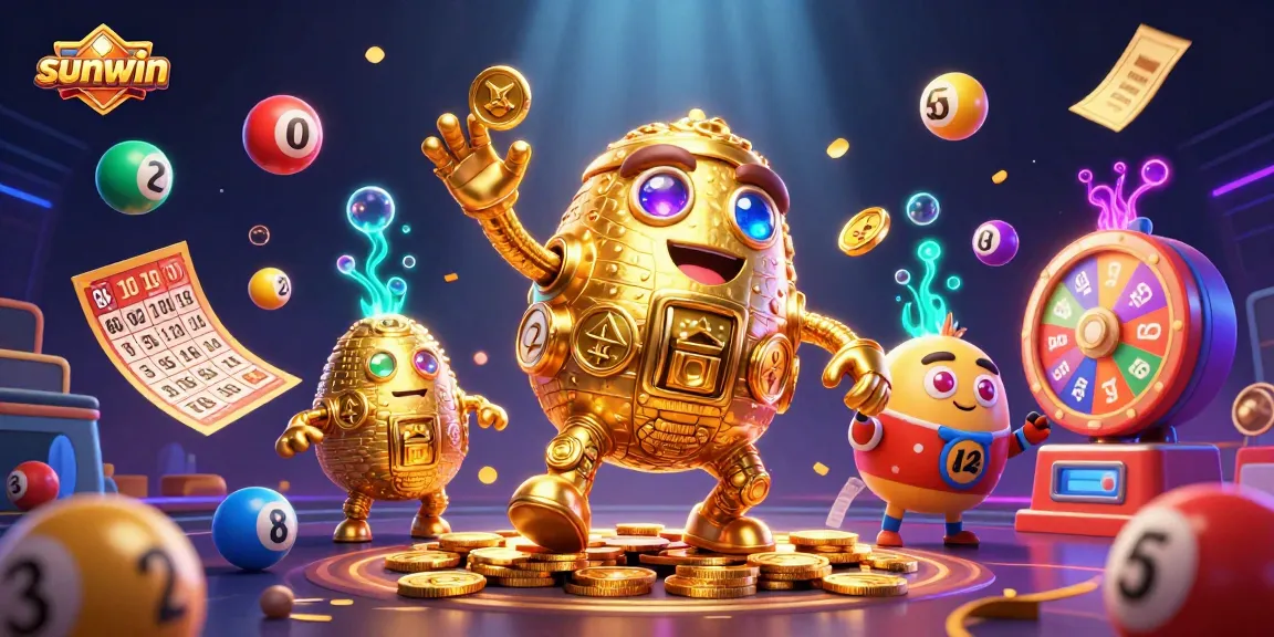 Engage with exciting games at Sunwin featuring a vibrant 3D casino scene.