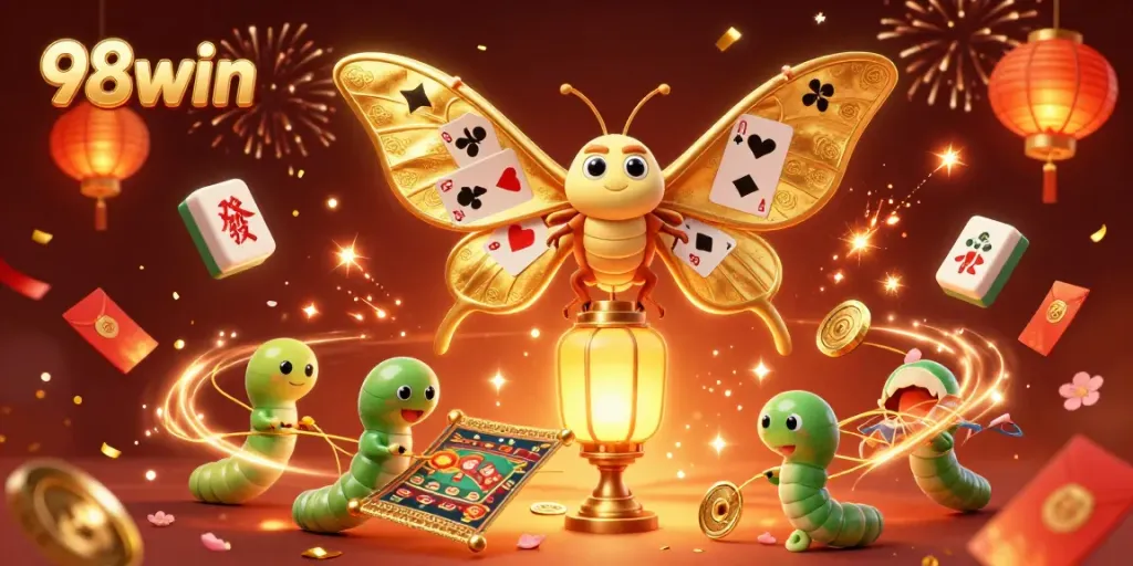 Experience thrilling gameplay on 98win with vibrant casino scenes and colorful elements.