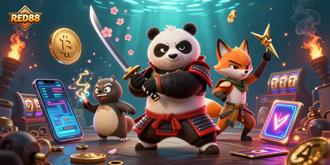 Engage with RED88 and win big on slots amidst lively animated characters!
