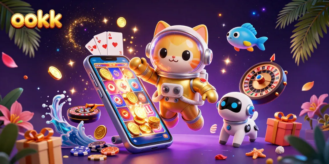 Enjoy thrilling games at OOKK with exciting slot features, immersive designs, and vibrant graphics.