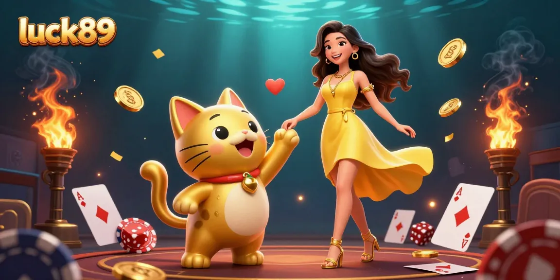 Engage in thrilling gameplay at luck89 with joyful characters celebrating winning moments.