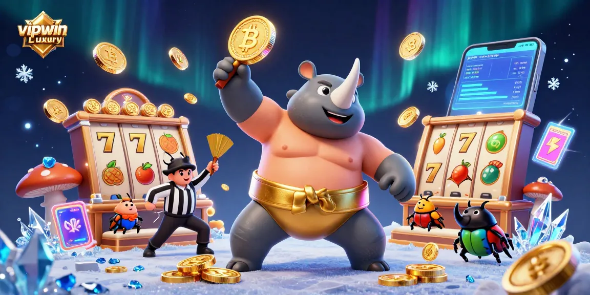 Experience high-stakes excitement at vipwin luxury with vibrant casino-themed illustration.
