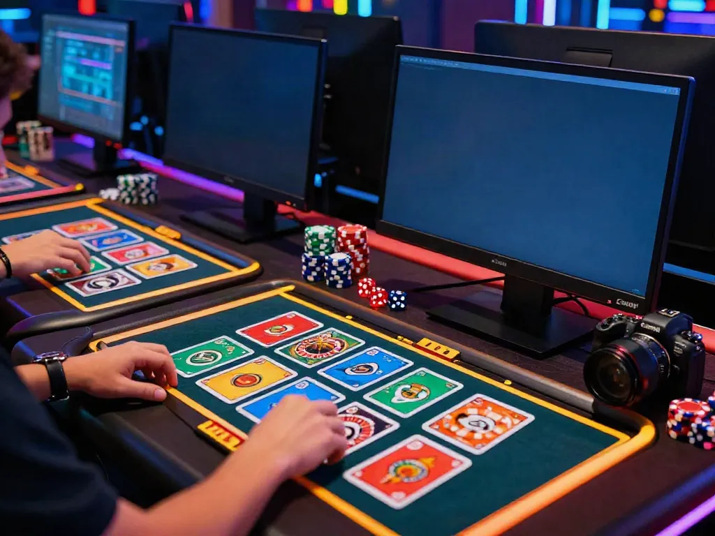 Exciting ku88 online casino scene showcasing player engagement and colorful gaming elements.