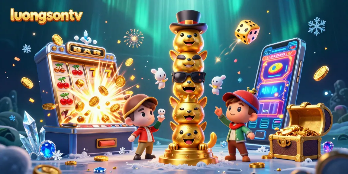 Engage with luongsontv's thrilling live sports action featuring dynamic elements and gold coins.