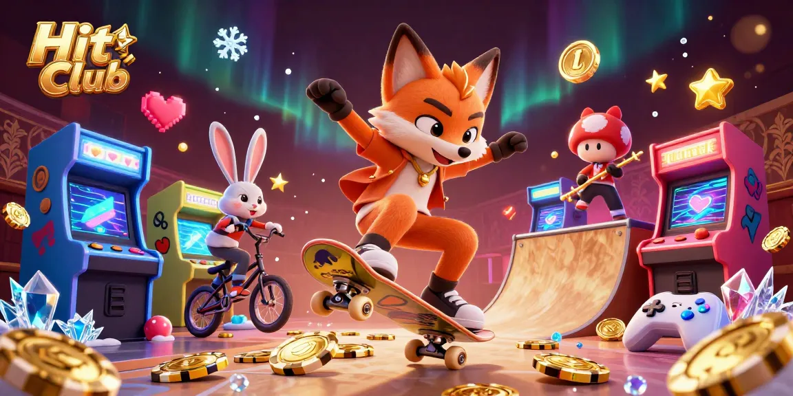 Experience thrilling gameplay at Hit Club with dynamic visuals and colorful gaming elements.