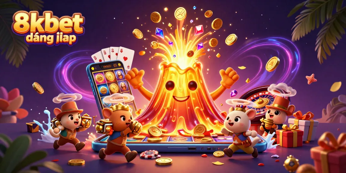 Experience the thrill of 8xbet đăng nhập with exciting treasures and games in a vibrant casino scene.
