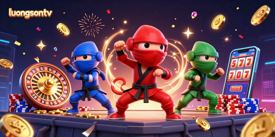 Experience thrilling moments at luongsontv with chameleons amid dazzling casino elements.
