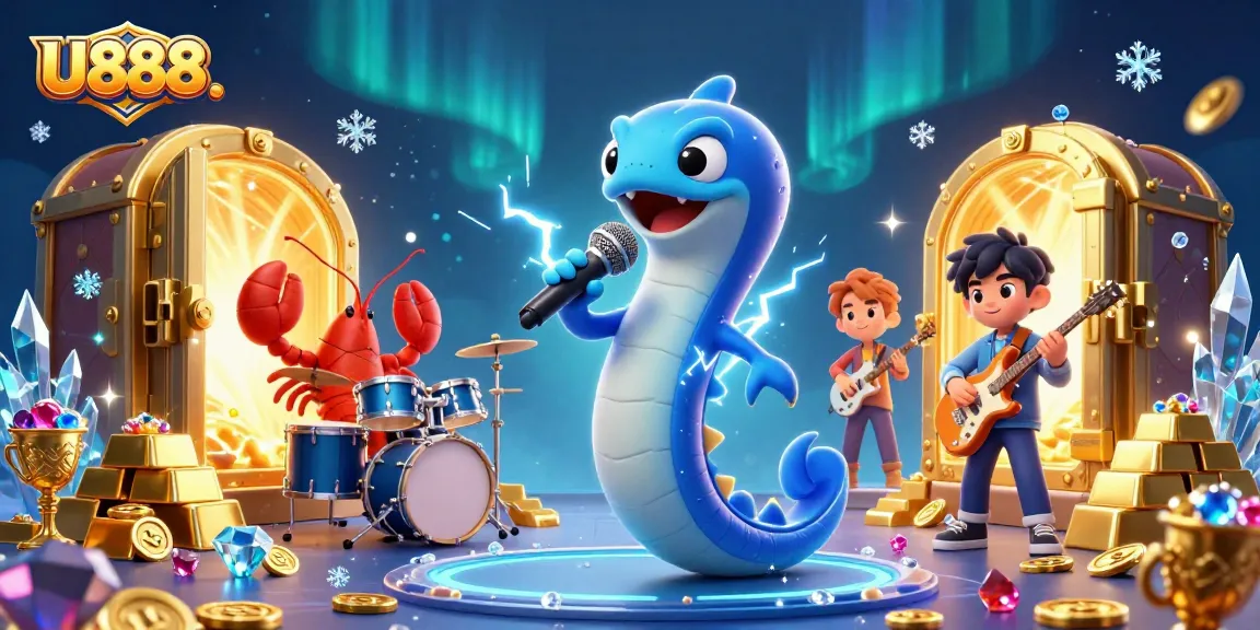 Experience thrilling gameplay at U888. with a vibrant underwater casino featuring charismatic characters.