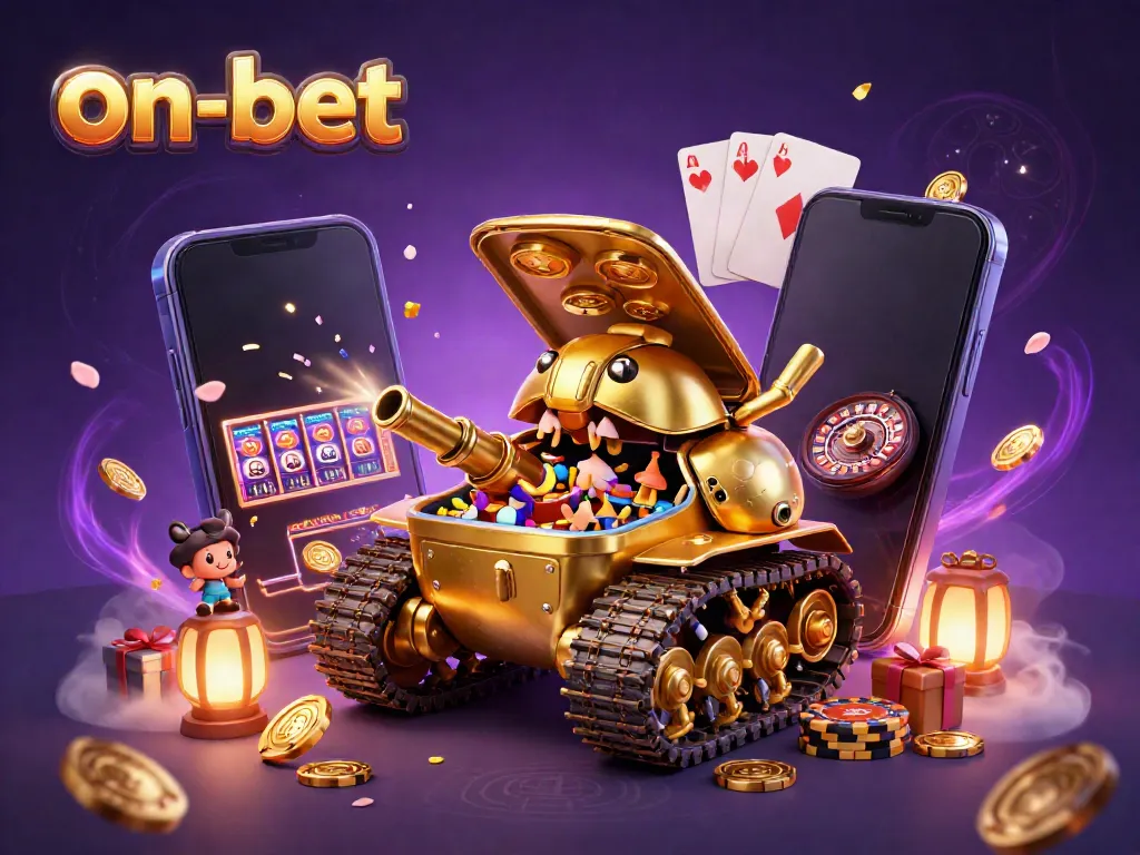 Engage in thrilling gameplay at on-bet with an immersive casino scene from a golden beetle tank.
