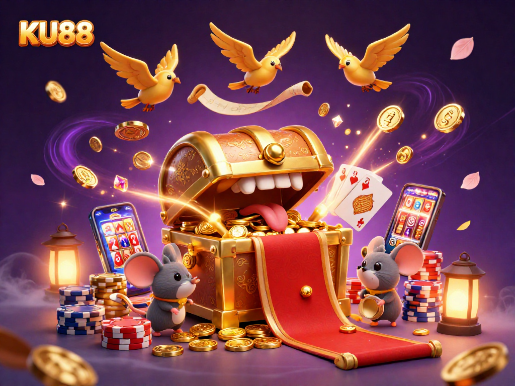 KU88 invites players to experience immersive slot adventures packed with gold coins and treasures.