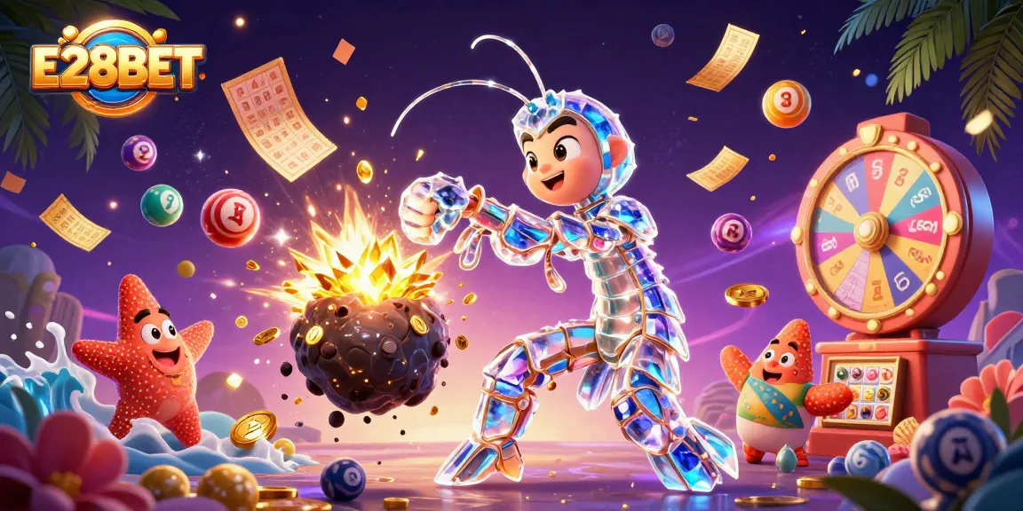 E28BET offers exciting gaming experiences with vibrant, dynamic 3D casino elements bursting with rewards.