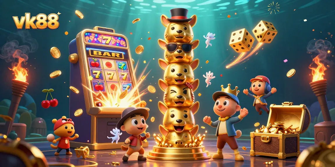 Engage in thrilling gaming experiences with vk88's vibrant casino slot scene.