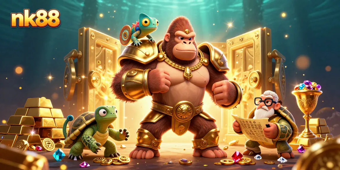 nk88 showcasing a powerful gaming adventure with unique characters and treasures.