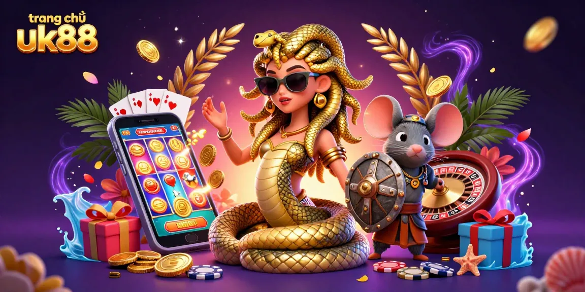 Experience the joy of gaming at trang chủ uk88 with colorful slot games and exciting casino characters.