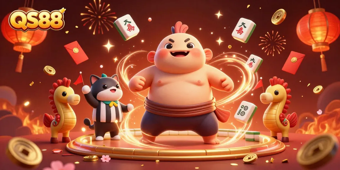Experience thrilling gameplay with QS88's dynamic casino environment featuring vibrant 3D characters.