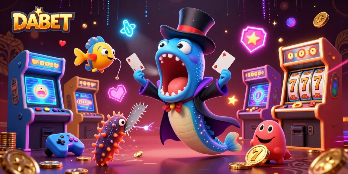 DABET delivers an immersive gaming experience with a deep-sea magic act featuring vibrant casino elements.