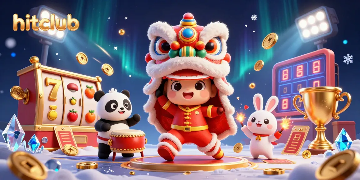 Experience gaming excitement at hitclub with dynamic 3D casino visuals featuring stunning characters and elements.