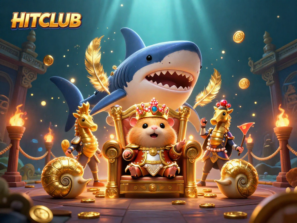 Engage in thrilling gameplay at HITCLUB with vibrant 3D characters and dynamic casino elements.