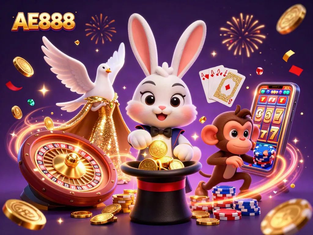 Win big with AE888’s exciting slots and games as magical characters create an enchanted gaming atmosphere.