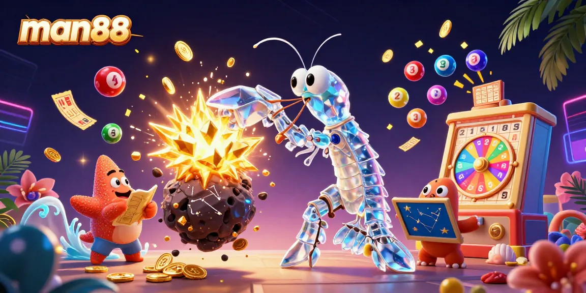 Experience exciting gameplay with the man88 casino, featuring vibrant visuals of games and prizes.