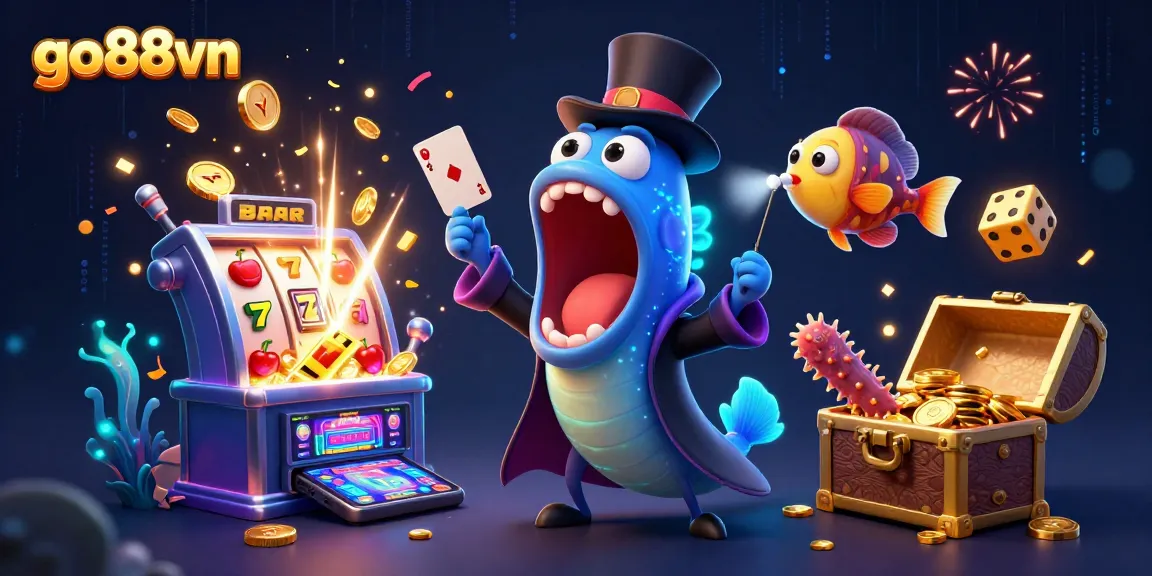Experience thrilling gameplay with go88vn's vibrant 3D illustration featuring jackpot excitement