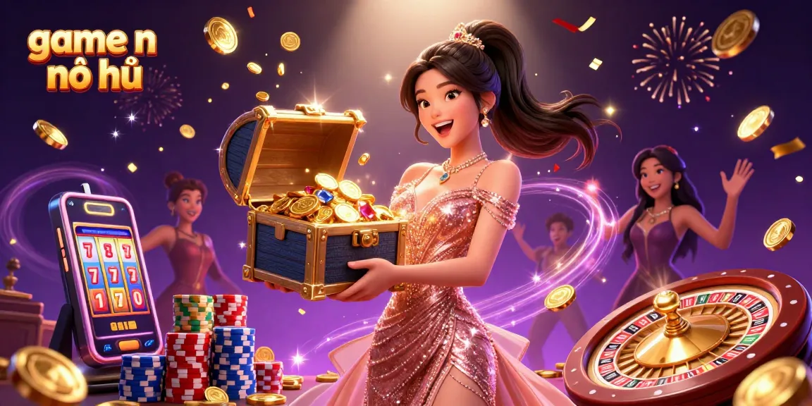 Experience game nổ hũ with thrilling treasure chest visuals and dazzling casino excitement.