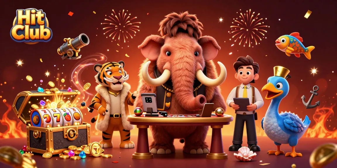 Hit Club: Experience exciting gaming at this vibrant casino featuring unique characters and a treasure-filled atmosphere.