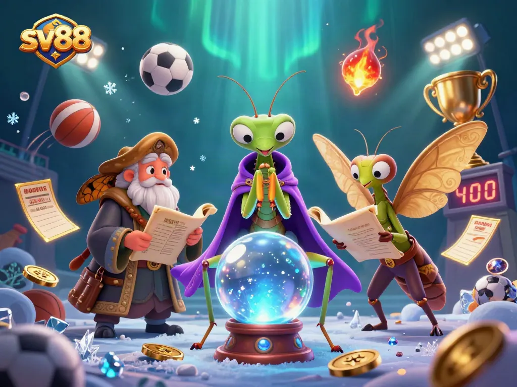 Experience thrilling sports betting with sv88, featuring vibrant characters and dynamic game elements.