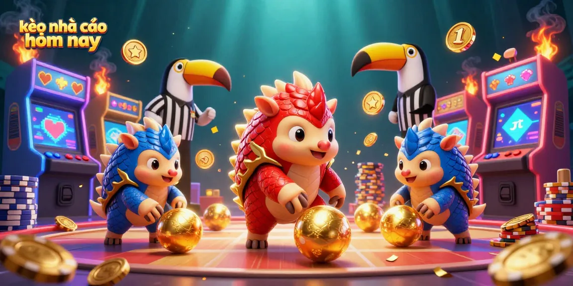 Engage with kèo nhà cái hôm nay through dynamic pangolin competition in a colorful casino setting.